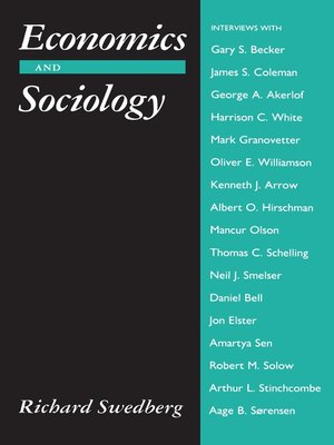 cover image of Economics and Sociology